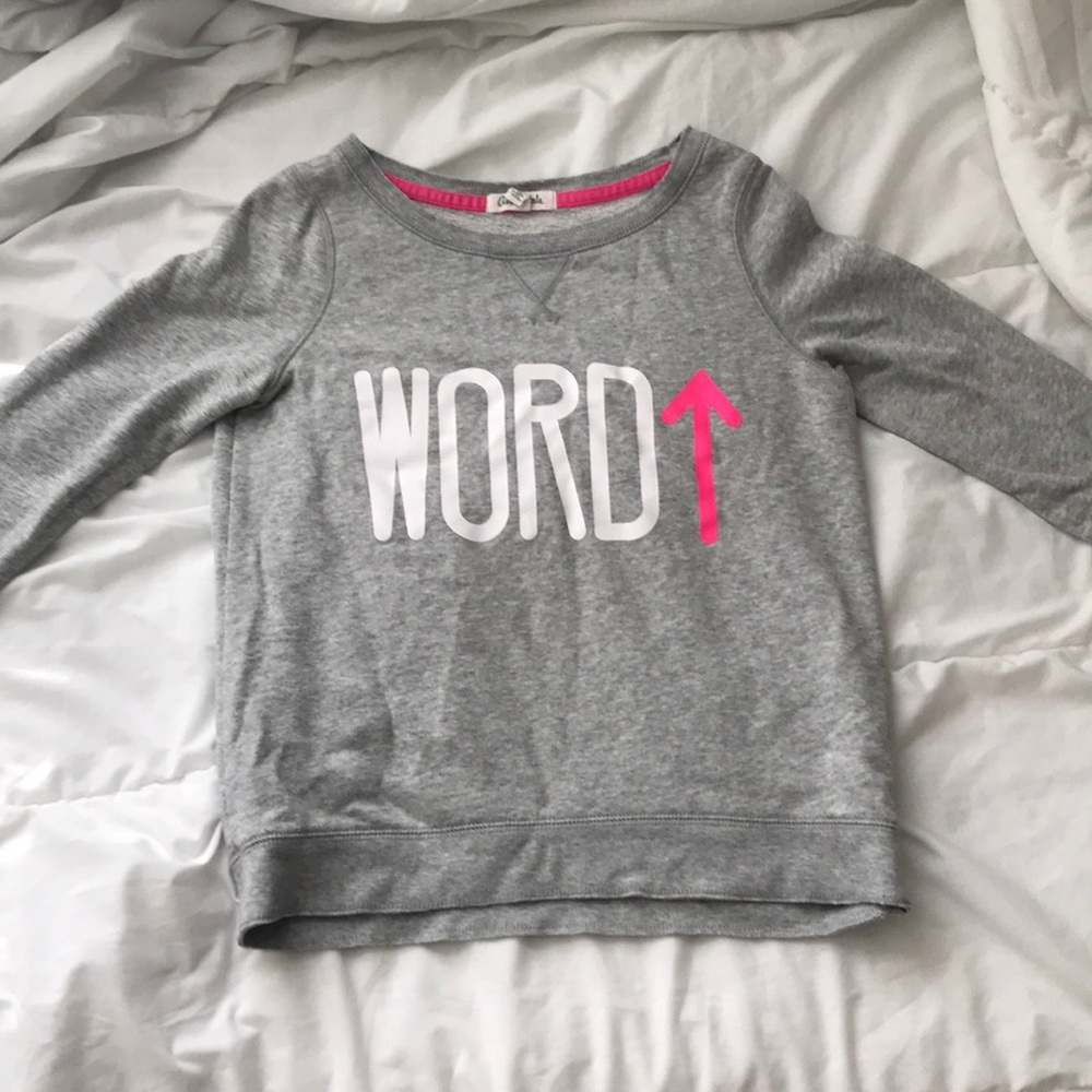 word up sweatshirt